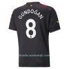 Camiseta de fútbol Manchester City Gundogan 8 Segunda Equipación 2022-23 - Hombre